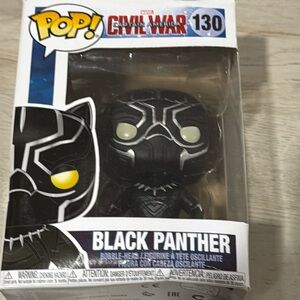 Marvel Funko pop captain America civil war black panther